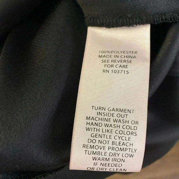 🆕Nanette Lepore Elegant Sleeveless Black Ruffle Dress 4🆕 - Picture 9 of 10